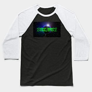 Sun and Moon Eclipse - Green 2 Baseball T-Shirt